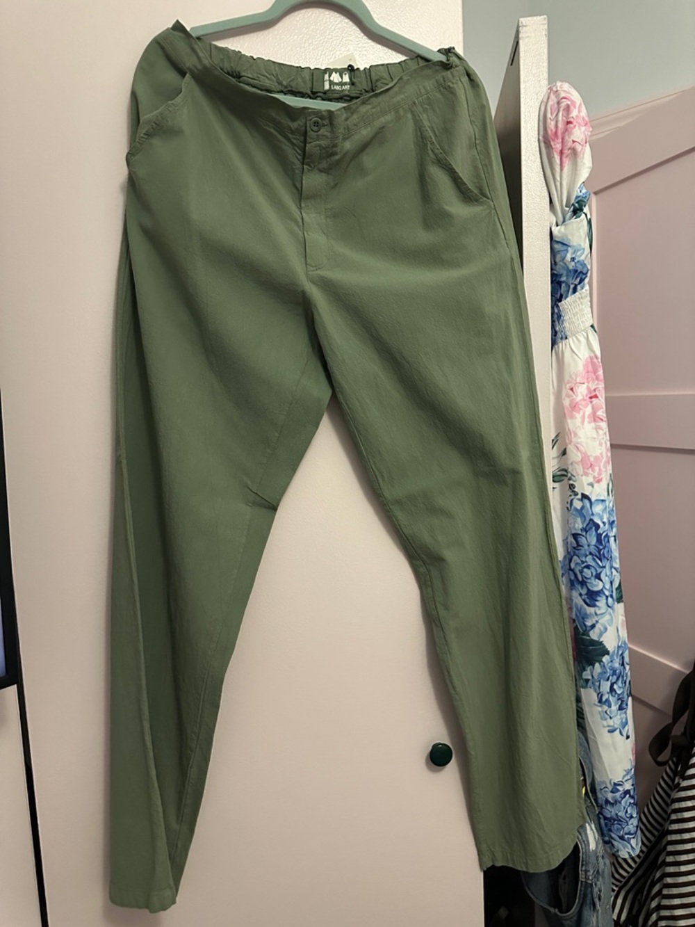 Women’s Olive Green Chino Pants